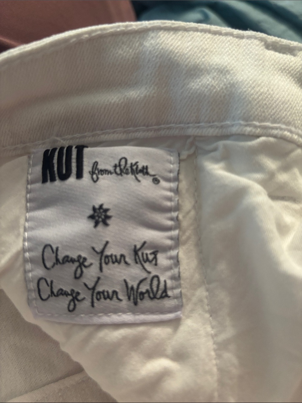 Kut from the Kloth White Flair Jeans - Picture 8 of 8